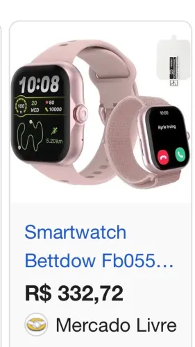 Smartwatch Bettdow gps fb055 amoled áudio 