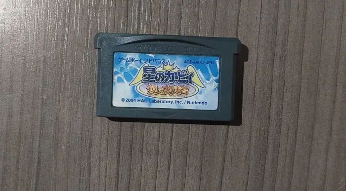 cartucho japonês jogo Kirby & the Amazing Mirror Nintendo Game Boy Advance.