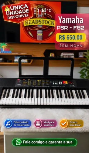 Teclado Yamaha PSR- F52
