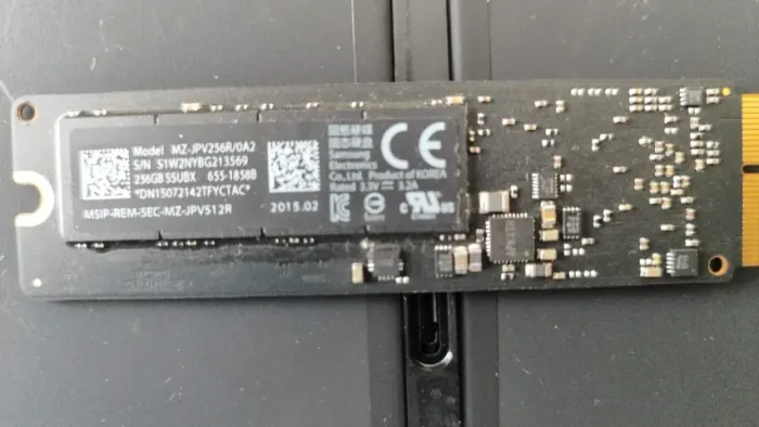 SSD 256GB SAMSUNG P/ Macbook AIR 11 ou 13 ou Pro 13 ou 15 - ACIMA 2012