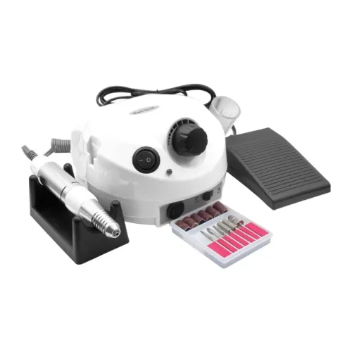 Lixadeira Motor Porquinho Pedal para Unhas Nail Drill Bivolt