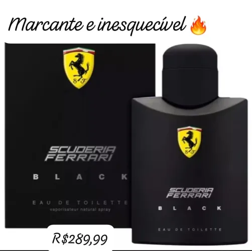 Perfume Scuderia Ferrari Black Eau de Toilette (125 ml)