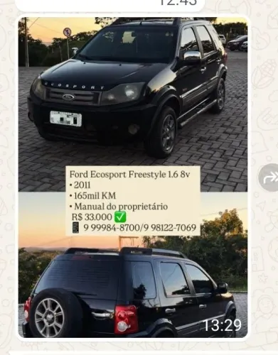 Ford Ecosport XLT Freestyle 1.6 Flex 8V 5P 2011