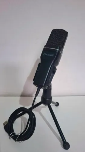 Microfone USB Marvo Scorpion MIC-03 com Tripé - Ótimo Estado