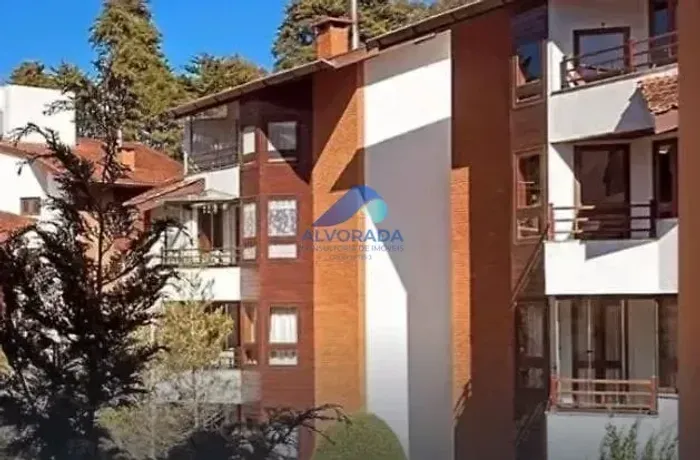 Apartamento à Venda no Condomínio Bosque dos Cedros Campos do Jordão/SP - Mobiliado - Port