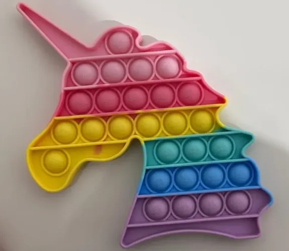 Unicórnio Bubble Pop It Fidget Brinquedo