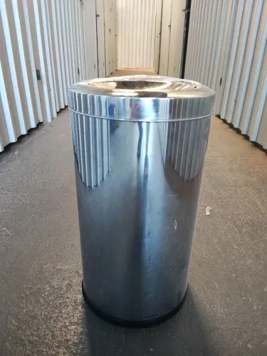 lixeira de aço inox basculante
