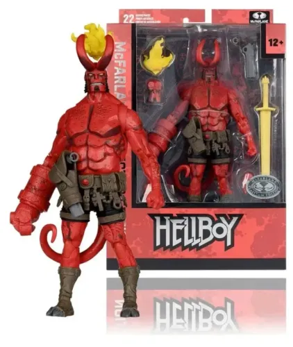 Boneco Hellboy Mcfarlane Toys Platinum Collector Chase