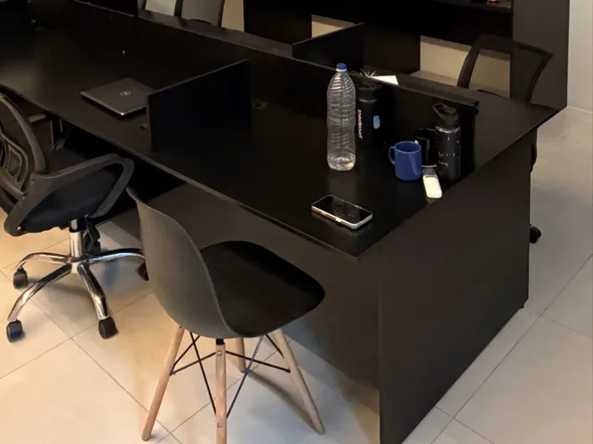 Mesa Estação Trabalho para Escritório 4 Lugares | 1,80 x 1,20m