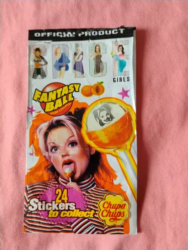 Embalagem Spice Girls! Stickers de pirulito Chupa Chups