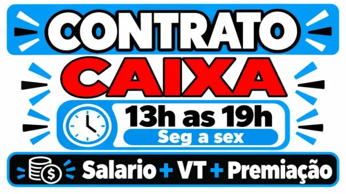 Caixa segunda a sexta