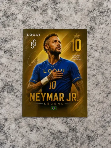 1 Figurinha Neymar Loovi para Colecionador - Original
