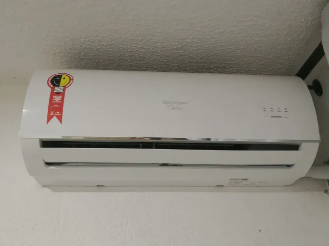 Ar-condicionado Split Springer Midea 12 BTUs semi novo completo