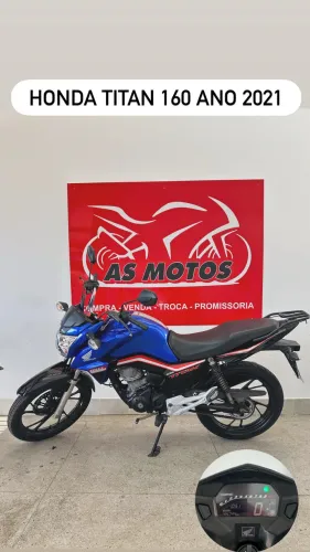 Honda titan 160 ano 2021 entrada R$ 10 mil restante parcelado pela loja