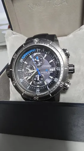 Relogio Citizen Aqualand Eco Drive - Ponteiro Azul!!! Lindo!!!