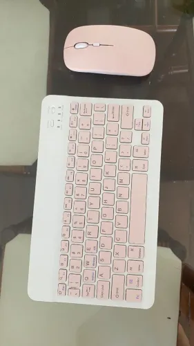 Teclado e mouse Bluetooth para tablet