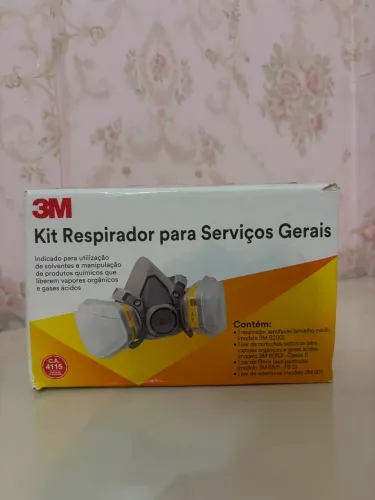 Máscara respirador semi facial completa 3m