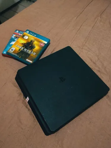 Console Playstation 4, 1T + Controle | com dois jogos