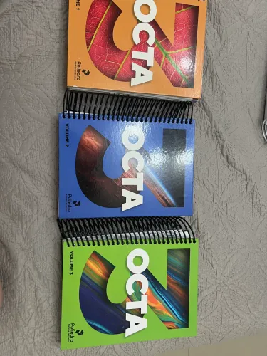 livros POLIEDRO OCTA 3 vol 1, 2 e 3 ENEM 