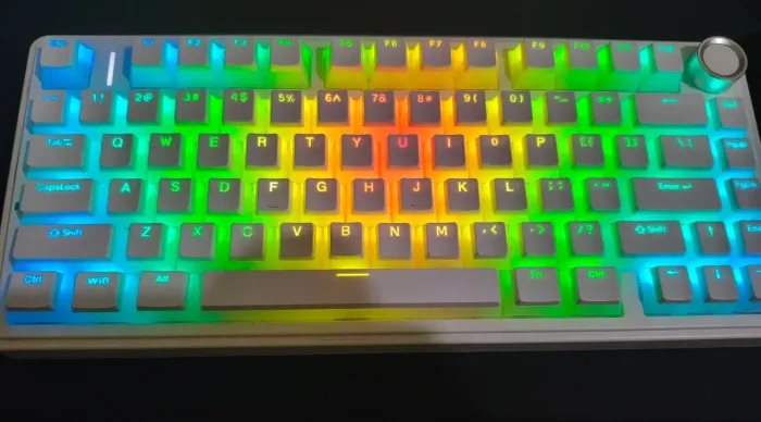 Vendo/Troco Aula F75 e Keycaps Pudding