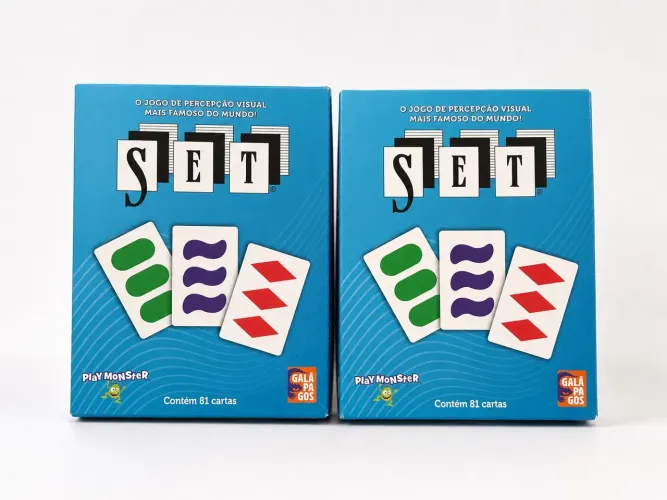 2 Jogos de Cartas SET Galápagos - Percepção Visual