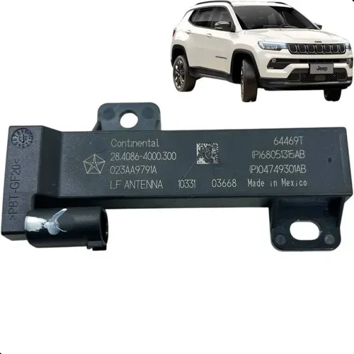 Antena Keyless Porta Traseira Direita Compass 2017 A 2024 Preto