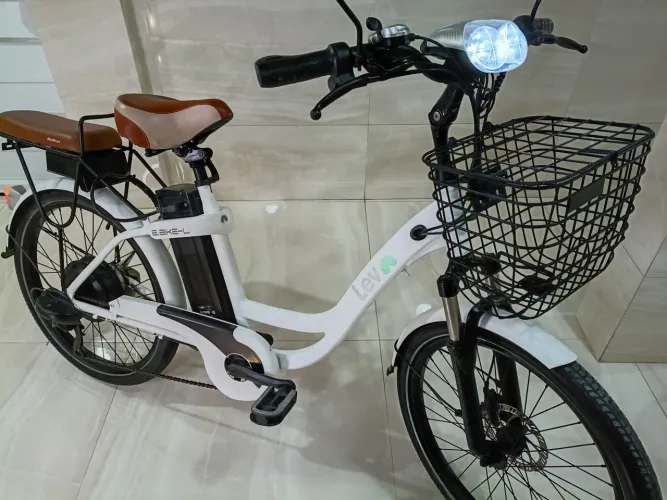 Bicicleta Elétrica Lev E-bike L bateria nova e NF e Cadastro 