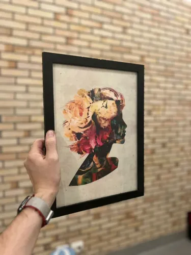 Quadro Inspire-se com vidro