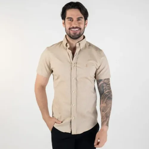 Camisa Ralph Lauren Oxford Manga Curta 50%off Importada
