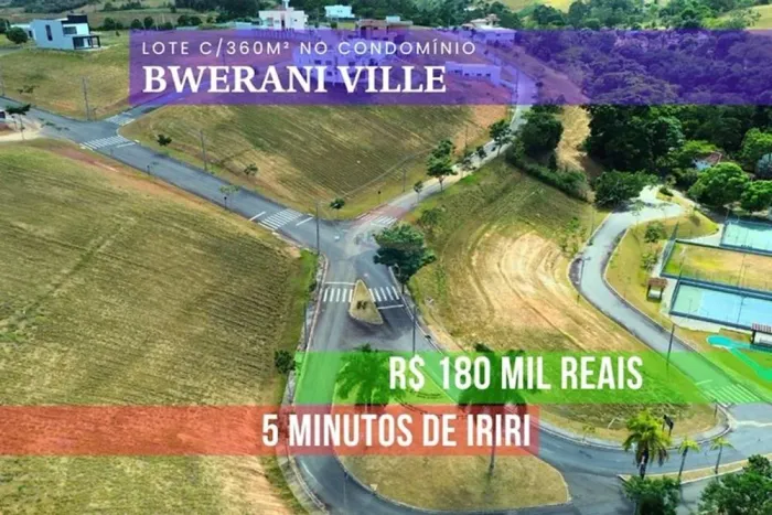 Lote à venda 5 minutos das Praias de Iriri / ES