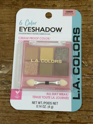 Paleta de sombra importada LA Colors - tons dourados e marrom - NOVO