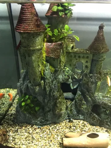 Castelo de enfeite para aquario