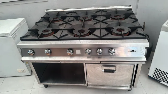 Fogão 6 bocas com forno alfatec