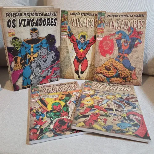 Coleção Histórica Marvel Vingadores - Box Edições Lacradas