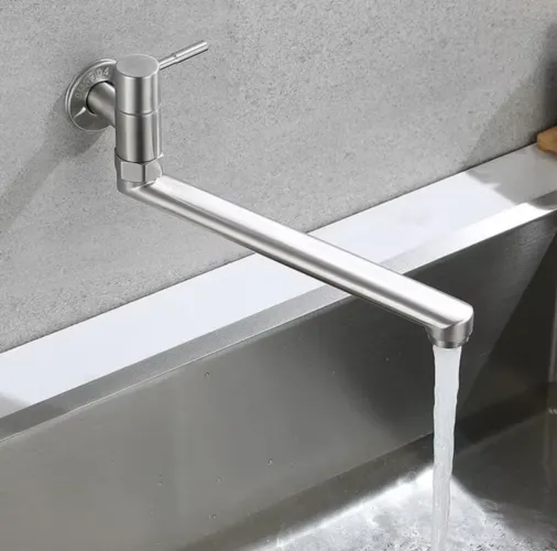 Torneira articulada inox escovado
