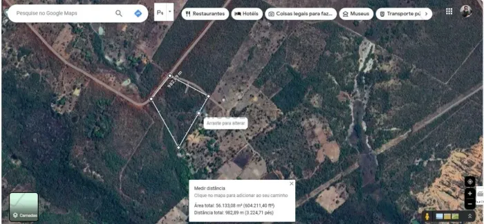 chácara de 3 hectares toda no cerradão bruto sem benfeitorias, toda cercada