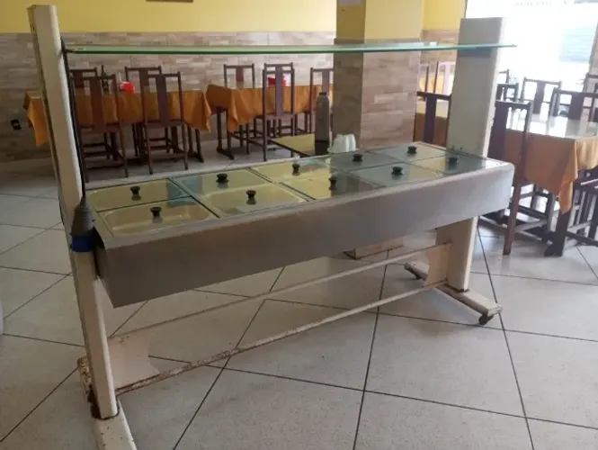 Self-service quente 10 Cubas