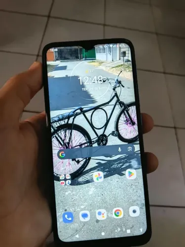 Celular Motorola E7 Power funcionando perfeitamente
