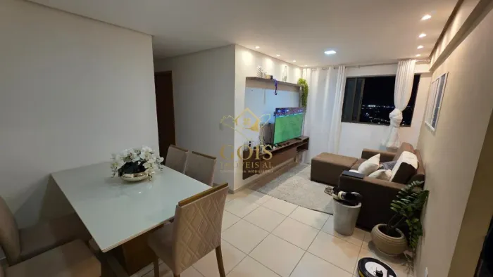 Apartamento 2 Quartos (1 Suíte) Condomínio Nature Park, Antares, Maceió