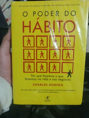 Livro o poder do hábito lacrado 