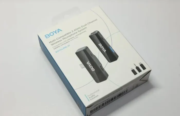 Boya Microfone Sem Fio Lapela Boyalink A1 para iPhone/Android/Câmera