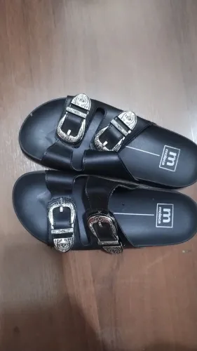 Vendo rasteira flat/birken da Moleca (n 36) (nova )