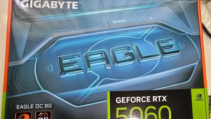 RTX 5060 Gigabyte EAGLE OC 8G NVIDIA GeForce, 8GB GDDR7