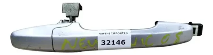 Maçaneta Externa Honda Civic 2007 2011 Dianteira Direita Prateado Dianteira