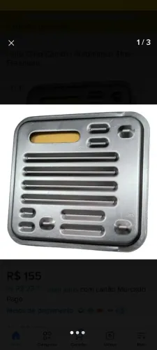 Filtro de óleo câmbio automático jeep 