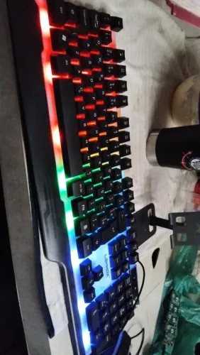 Teclado e mouse rgb 
