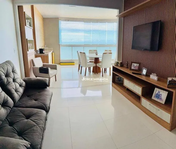 Apartamento frente mar com 3 dormitórios à venda, 115 m² por R$ 1.730.000 - Praia do Morro