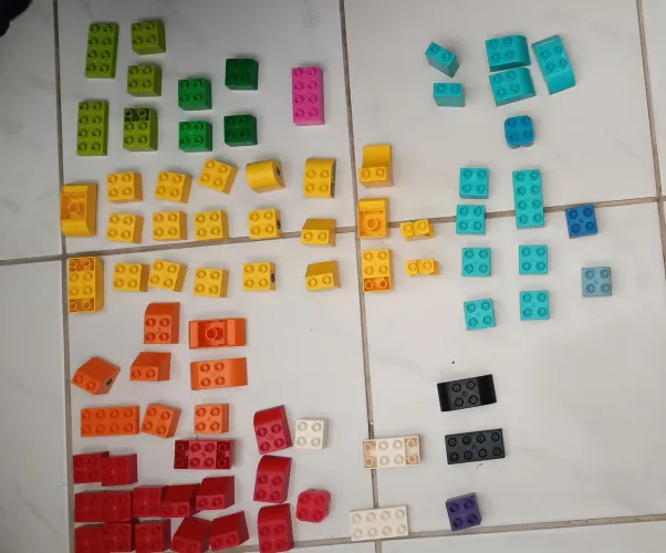 78 peças LEGO DUPLO ORIGINAIS