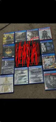 Jogos PS4 (Console já foi vendido,leia a descrição)