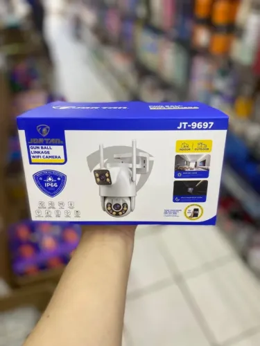 Câmera IP Wi-Fi de Lente Dupla - Entrega Grátis